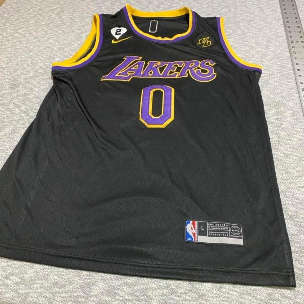 Nike Kyle Kuzma Los Angeles Lakers Jersey Black Men L. SKU-B627